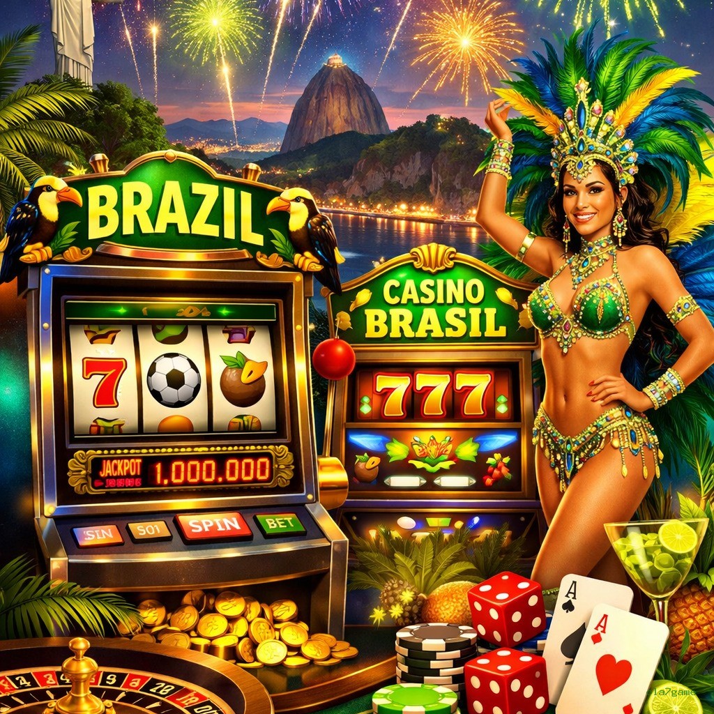 Jogos de Cassino Premium - Slots, Roleta, Blackjack e Dealer Ao Vivo